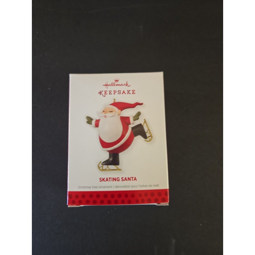 Hallmark Keepsake "Skating Santa" 2013 Limited Edition Ornament w/ Box